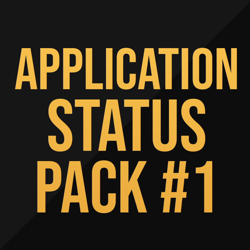 Application Status Pack #1