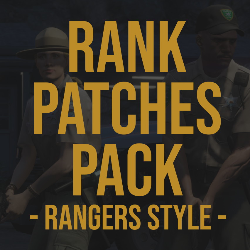 Police/Militarily Rank styled Pack - Rangers